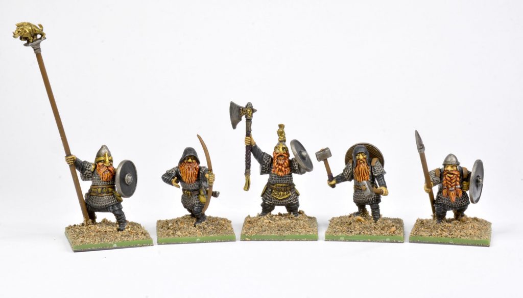 Oathmark Dwarfs from Wargames Atlantic. Painted